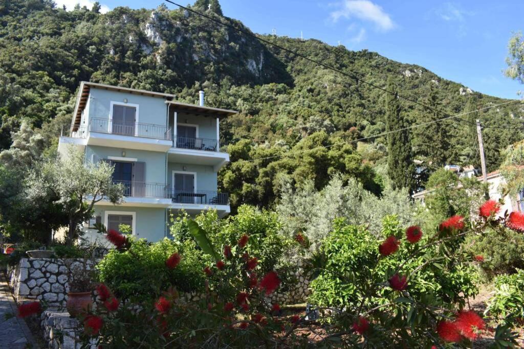 Villa Sunset Lefkas اجيوس ايوانيس المظهر الخارجي الصورة